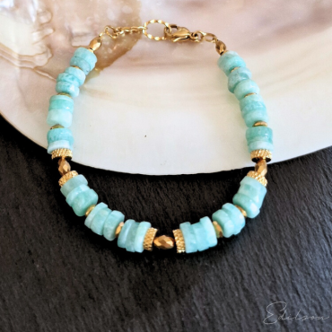 Bransoletka z amazonitów